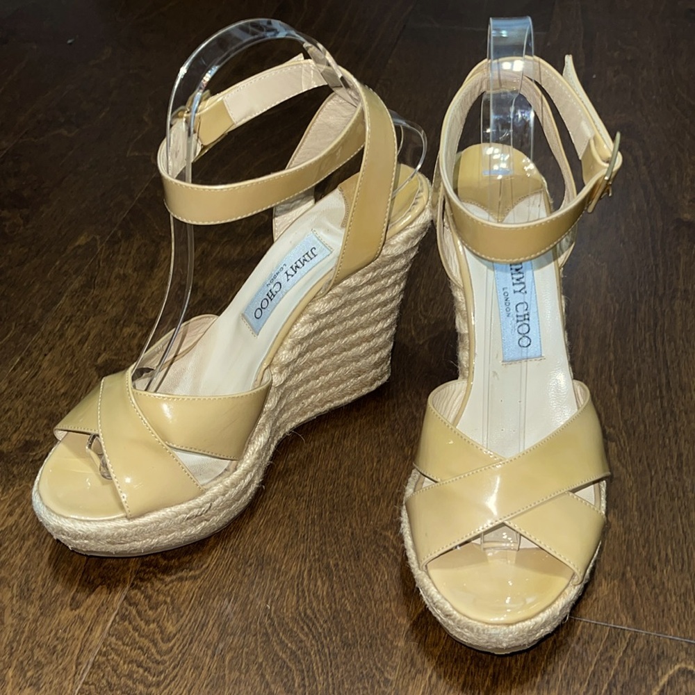 Jimmy Choo patent leather espadrilles - Picture 1 of 15